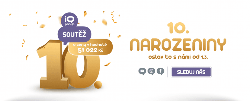 10. narozeniny IQ pohyb