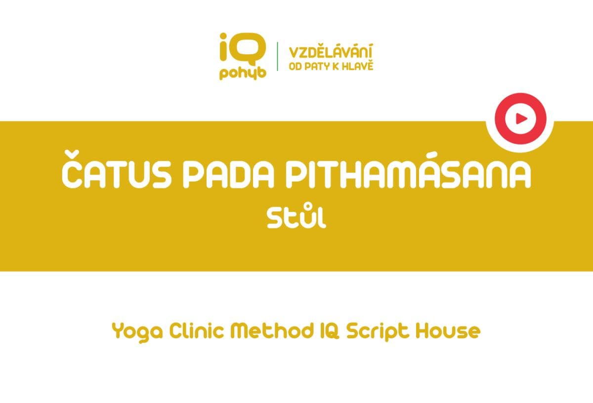 Yoga Clinic Method - Čatus Pada Pithamásana - stůl 