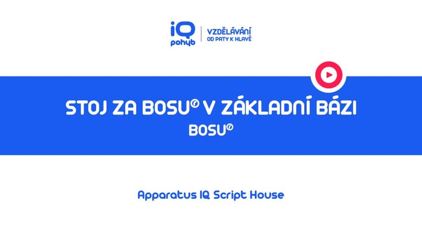 Bosu - Stoj za BOSU® v základní bázi