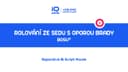 Bosu - Rolování ze sedu s oporou o kopuli s oporou prstů