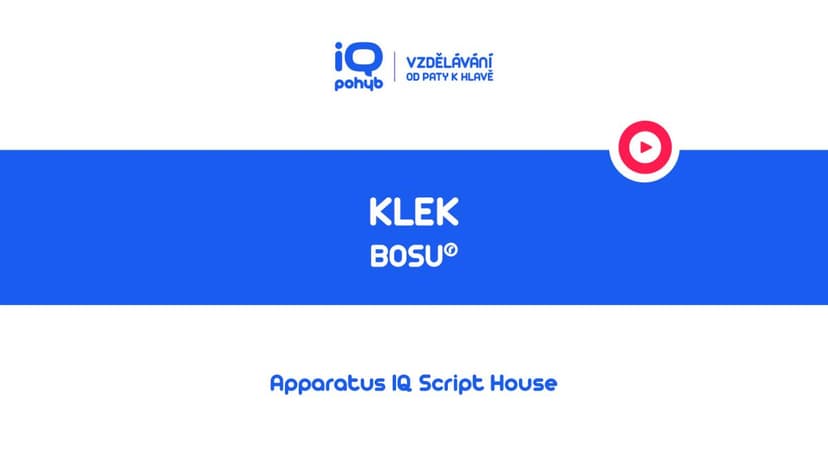 Bosu - Klek na kopuli