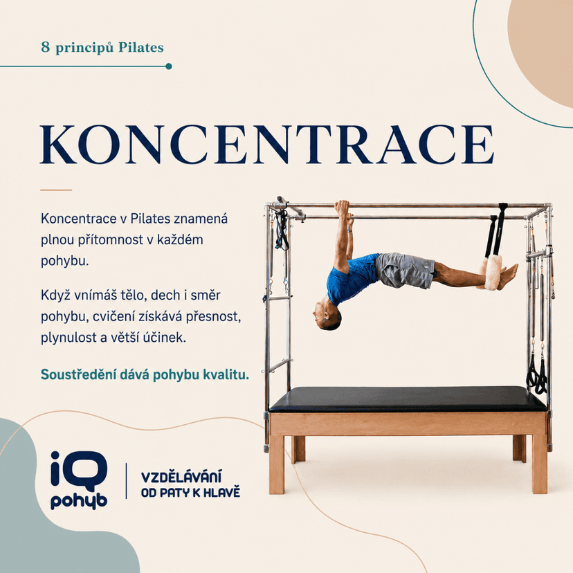 Koncentrace v Pilates: proč nestačí jen cvičit