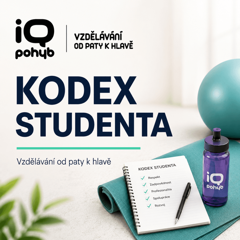Kodex studenta IQ pohyb Akademie