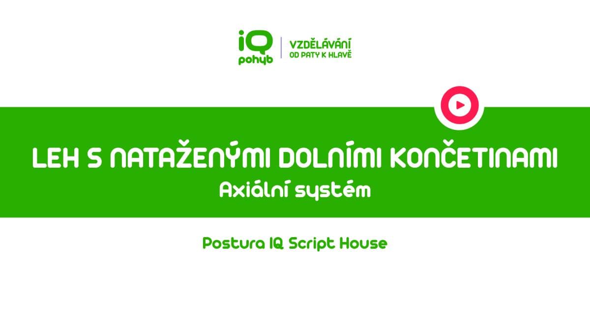 Postura / CORE - Leh s nataženými dolními končetinami