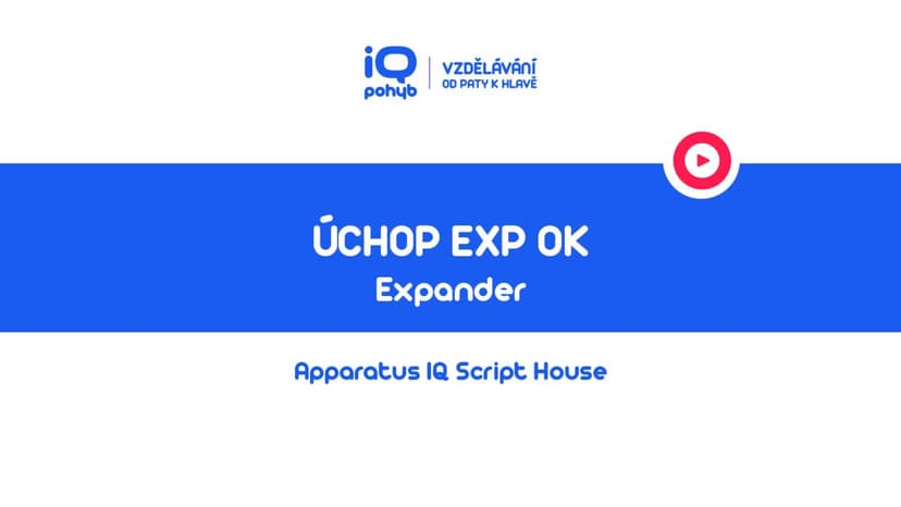 Expander - Úchop EXP „OK“