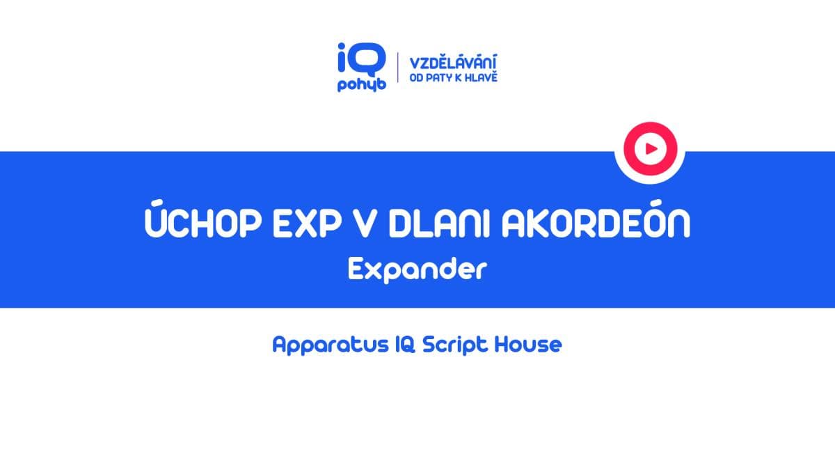 Expander - Úchop EXP v dlani „Akordeón“