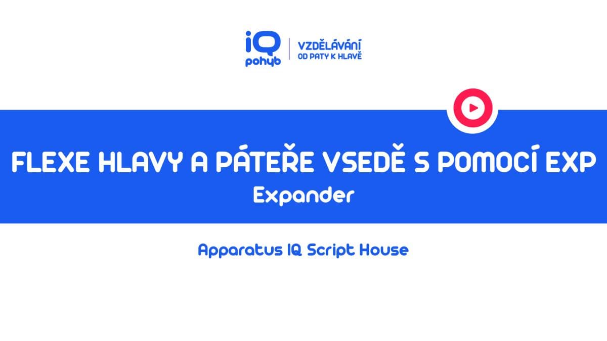 Expander - Flexe hlavy a páteře vsedě s pomocí EXP