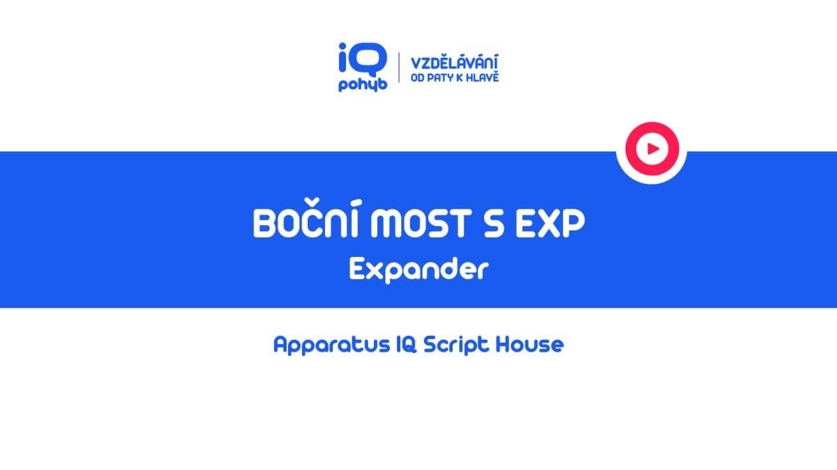 Expander - Podpor na předloktí na boku s EXP - boční most