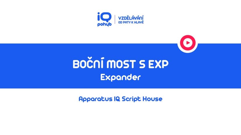 Expander - Podpor na předloktí na boku s EXP - boční most