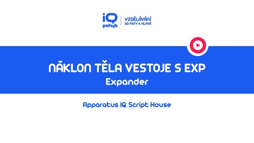Expander - Náklon těla vestoje s EXP
