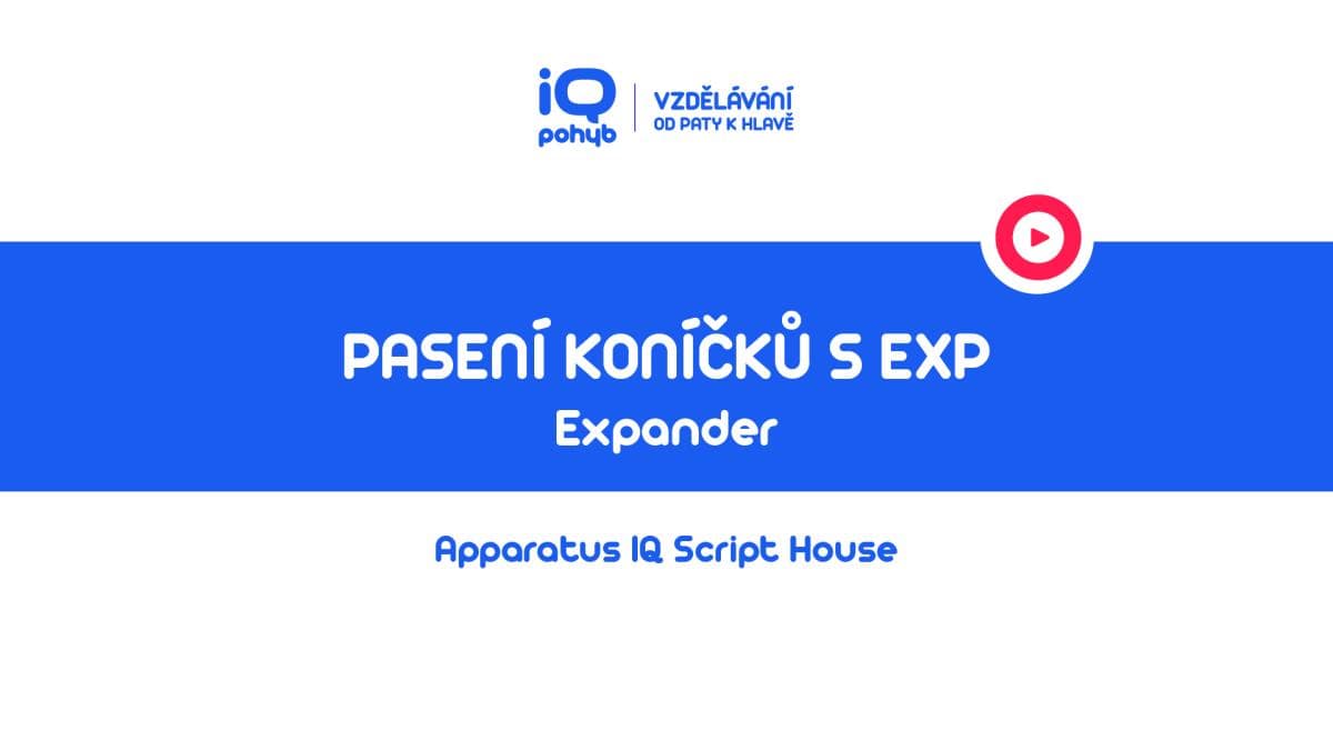 Expander - Extenze hlavy a páteře s EXP přes záda vleže na břiše – pasení koníčků