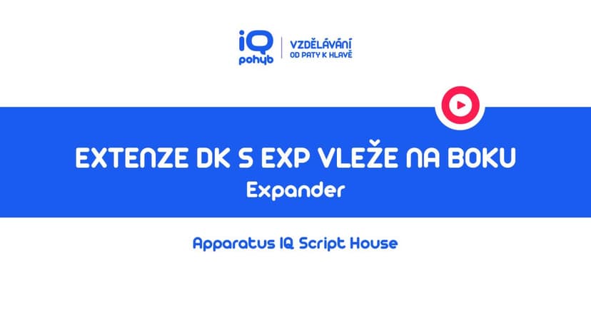 Expander - Extenze dolní končetiny vleže na boku