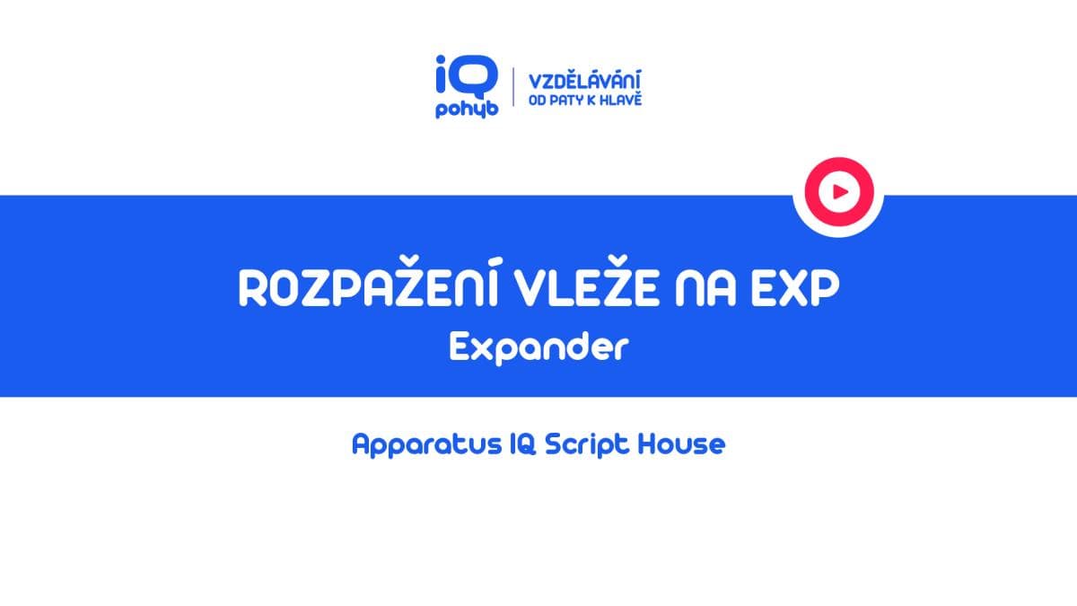 Expander - Rozpažení vleže na EXP