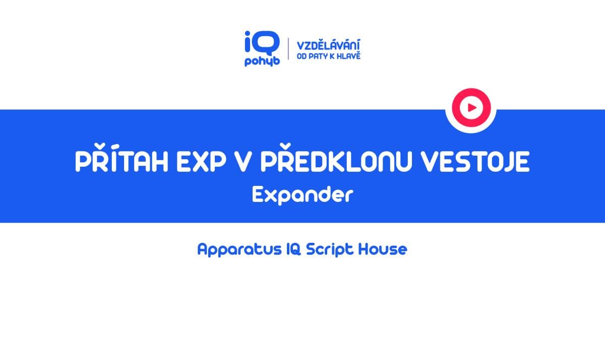 Expander - Přítah EXP v předklonu vestoje