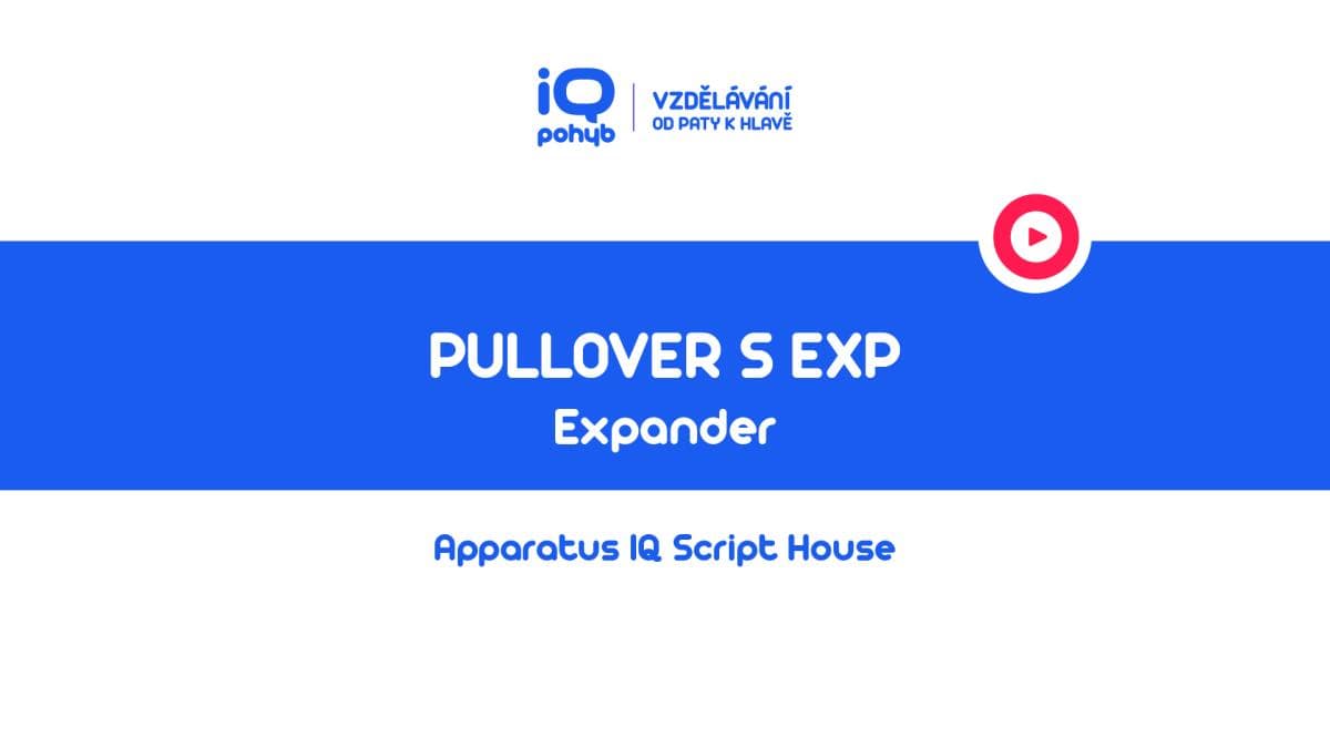 Expander - Stažení EXP s ukotvením obloukem vleže / Pullover