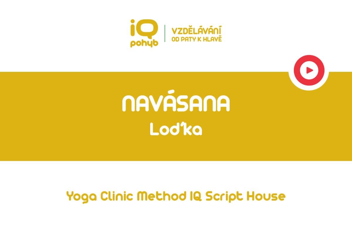 Yoga Clinic Method - Navásana - loďka