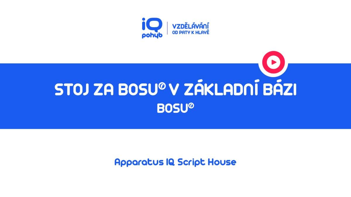 Bosu - Stoj za BOSU® v základní bázi