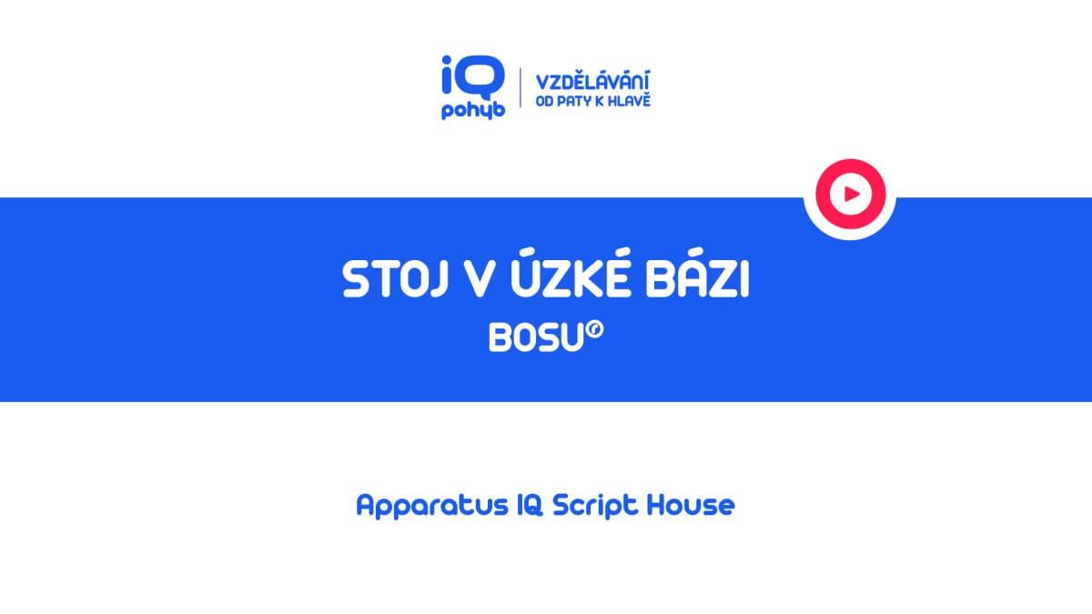 Bosu - Stoj na kopuli / platformě v úzké bázi