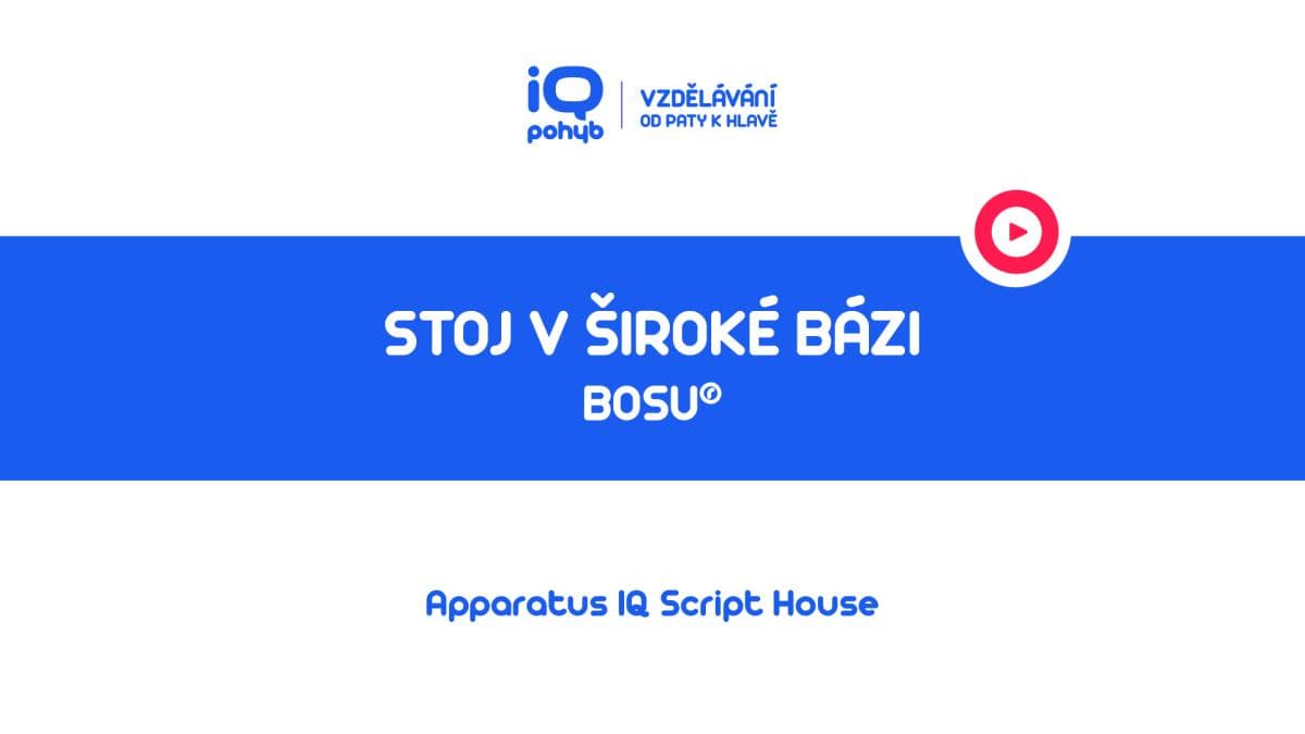 Bosu - Stoj na kopuli v široké bázi