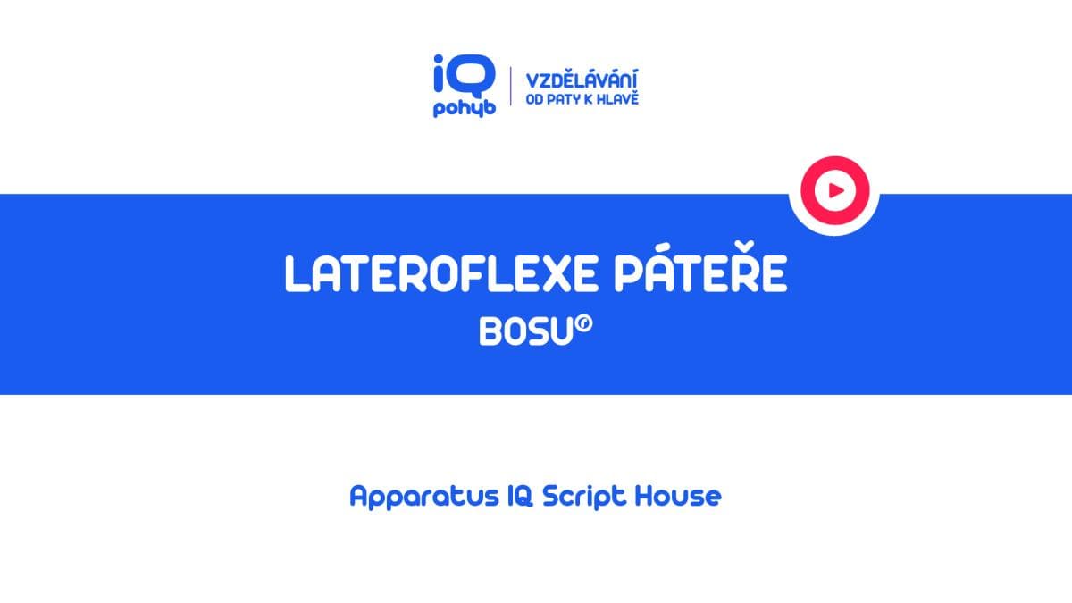Bosu - Lateroflexe páteře přes kopuli