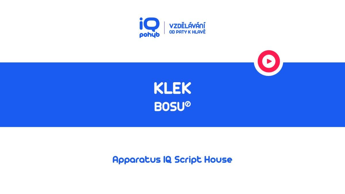 Bosu - Klek na kopuli