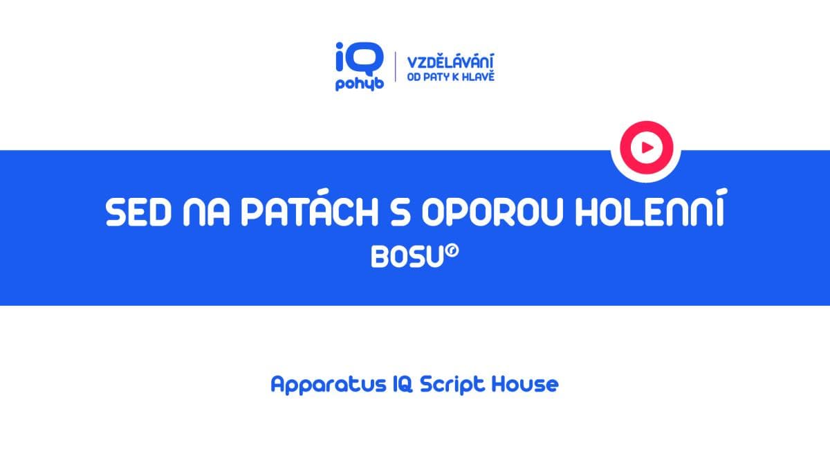 Bosu - Sed na patách s oporou holenních kostí o kopuli