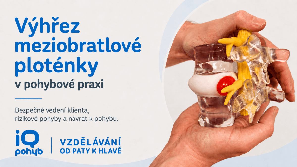 Výhřez ploténky v pohybové praxi: role instruktora a trenéra