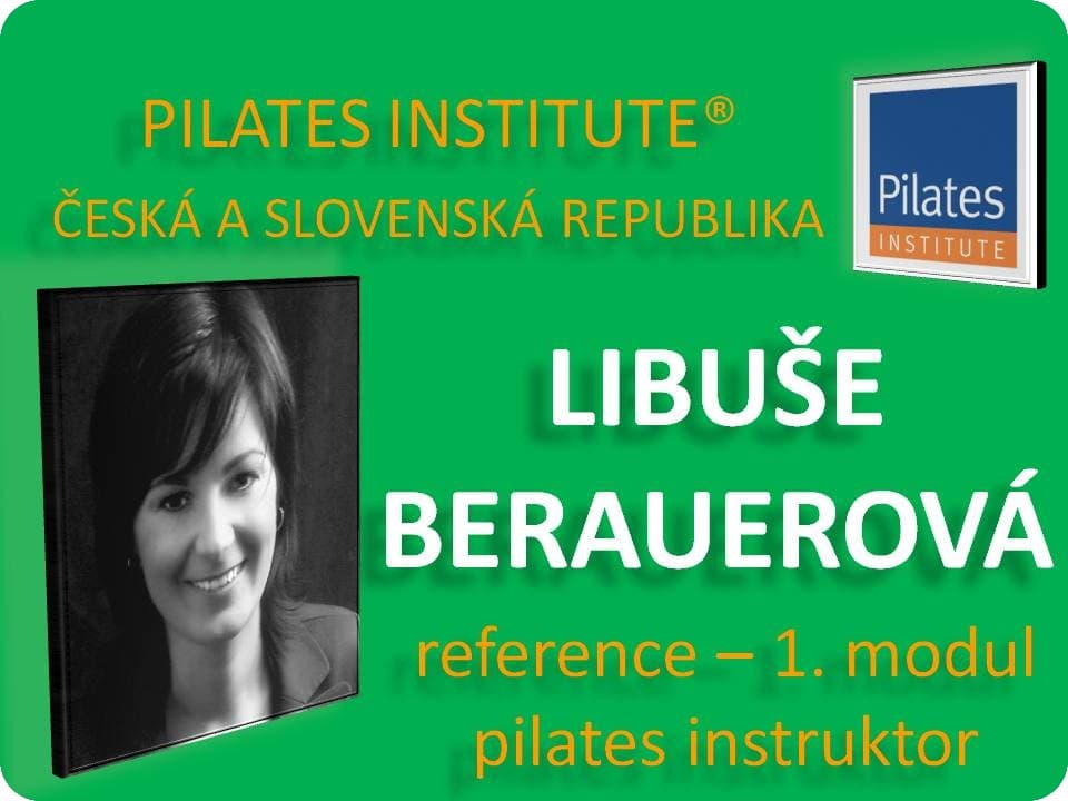 Líba Berauerová - pilates instruktor - reference modul 1