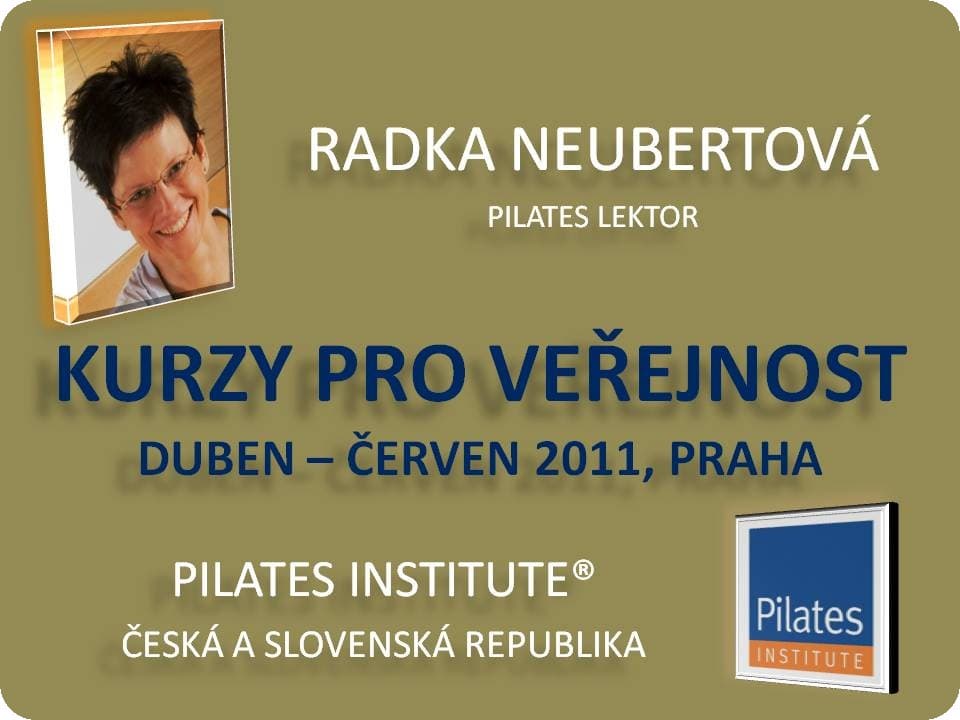 Neubertová Radka - kurzy pro veřejnost - jaro 2011