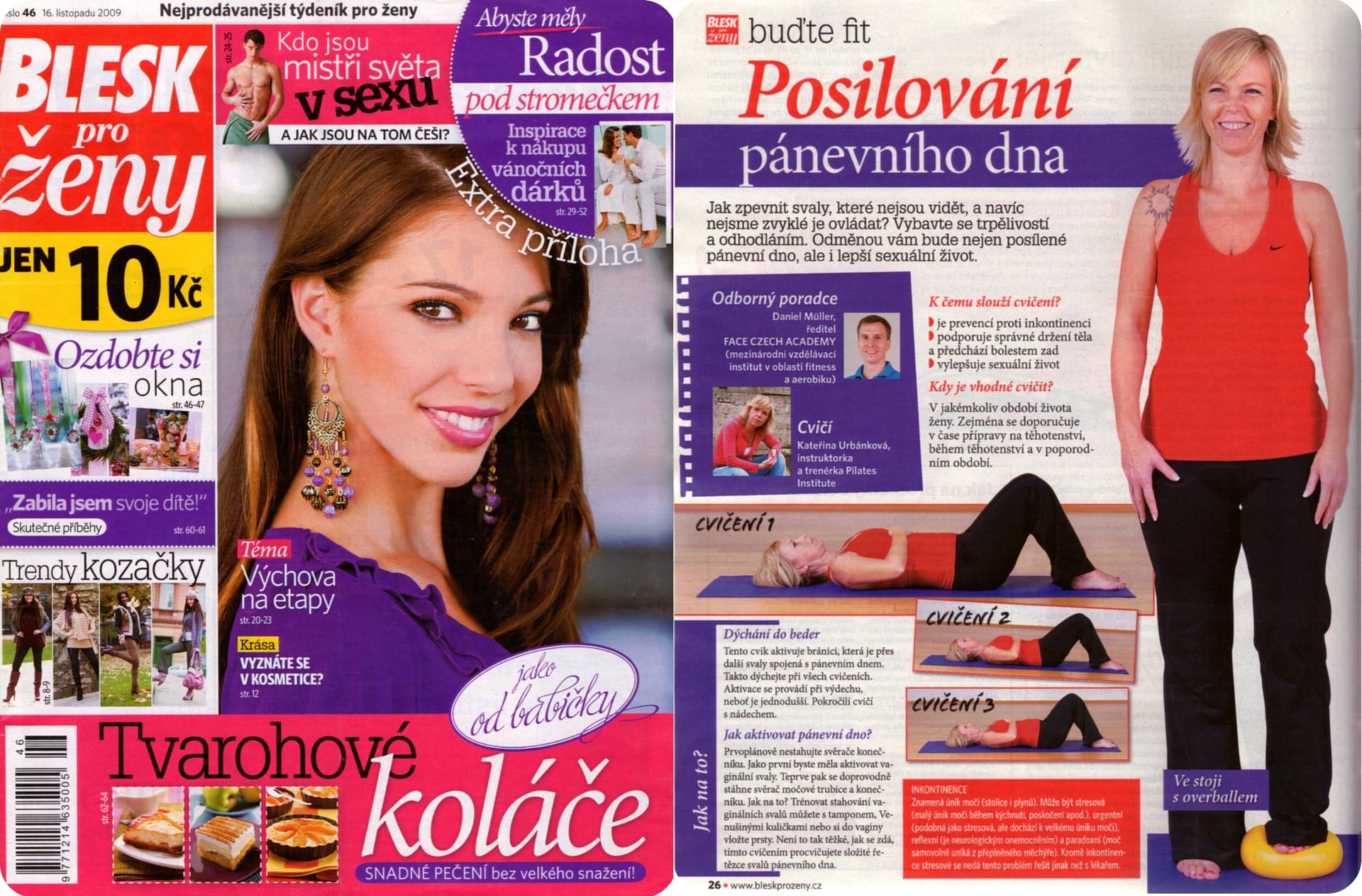 Buďte fit aneb posilování pánevního dna