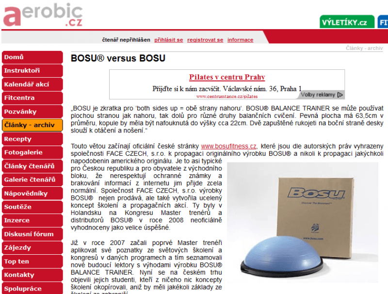Bosu® versus Bosu