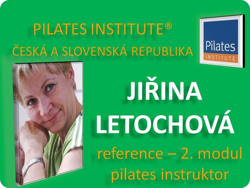 Letochová Jiřina - reference pilates matwork - modul 2