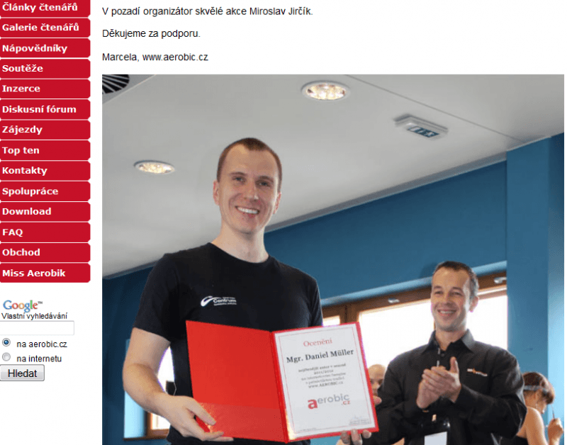 Daniel Müller získal ocenění za nejčtenejší článek!