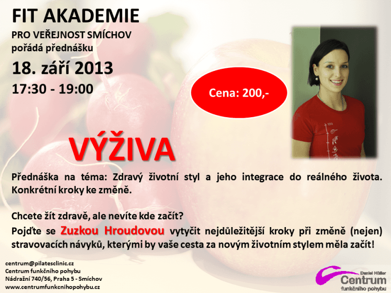 18-09-2013 - Přednáška o výživě se Zuzkou Hroudovou
