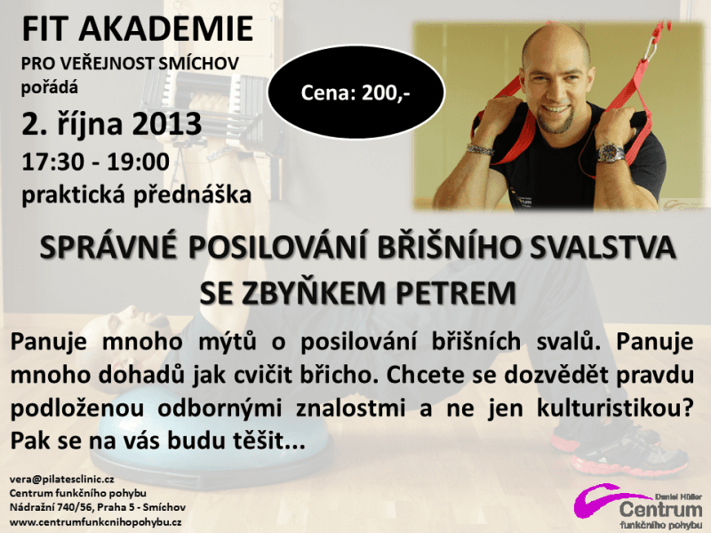 02-10-2013 Praktická přednáška: Správné posilování břišního svalstva