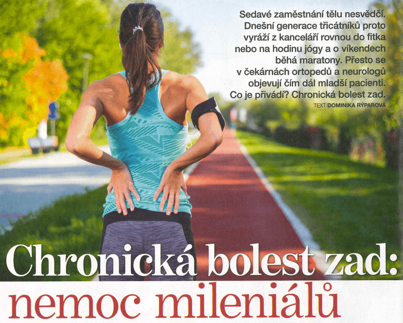 Chronická bolest zad: nemoc mileniálů