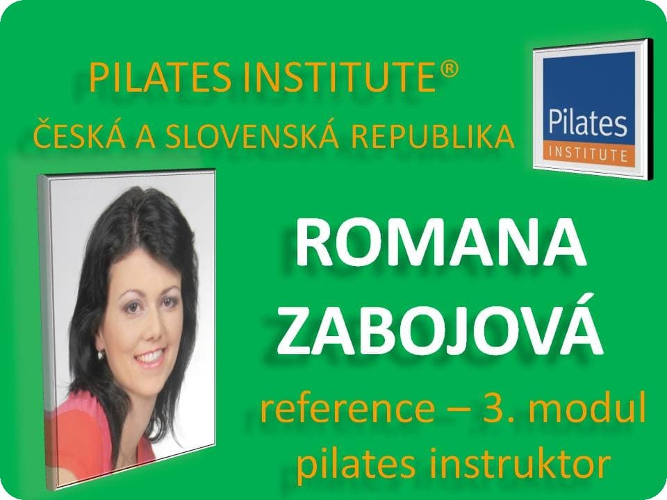 Romana Zabojová - reference pilates matwork - modul 3